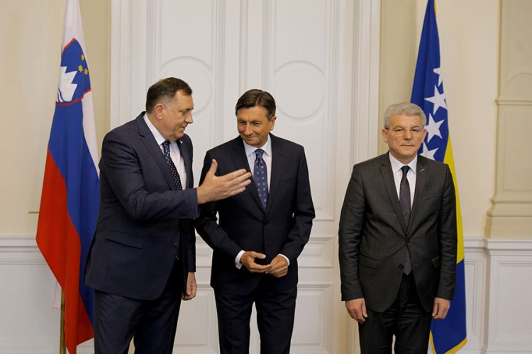 Dodik i Džaferović sa Pahorom: Proširenje EU od geopolitičkog značaja za kontinent