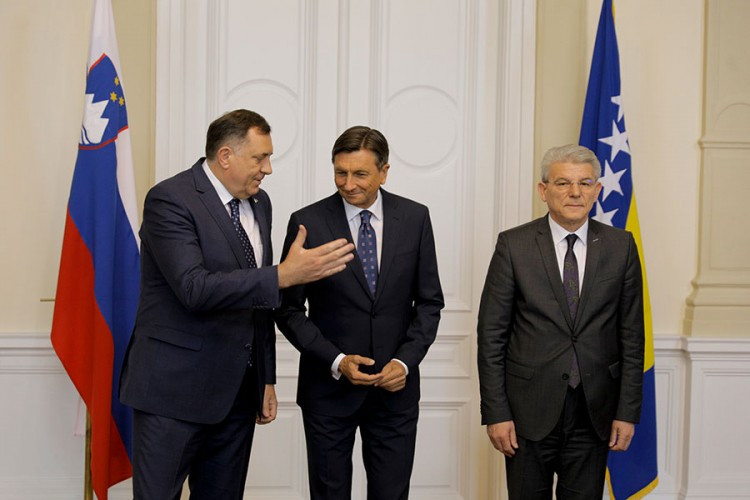 Dodik i Džaferović sa Pahorom: Proširenje EU od geopolitičkog značaja za kontinent