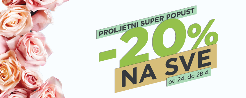 Iskoristi proljetno SUPER sniženje!