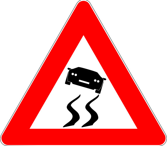 Oprezno zbog mokrih i klizavih kolovoza