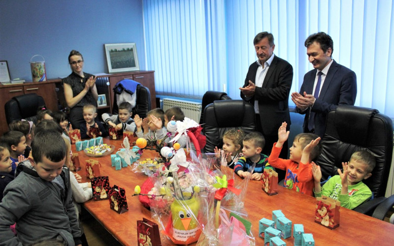 Vaskršnji prijem za najmlađe Ugljevičane