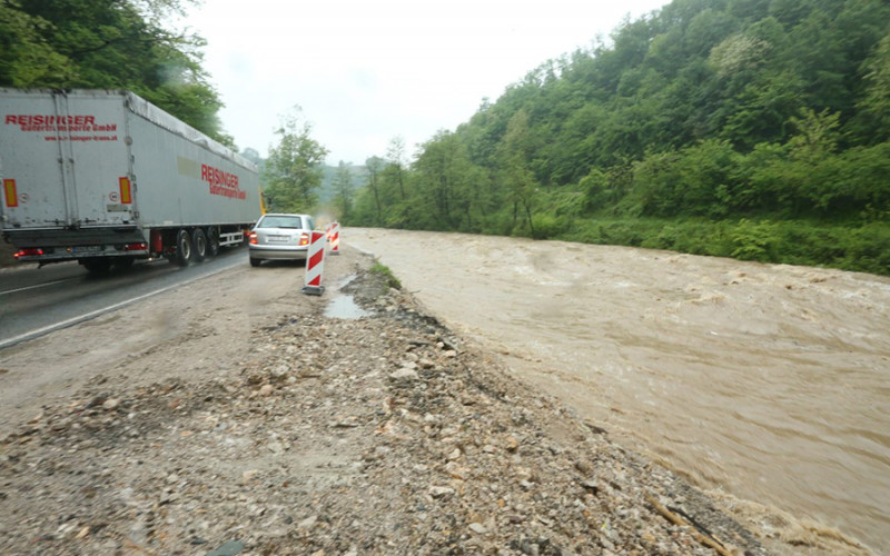 Na magistralnom putu Banjaluka-Čelinac Vrbanja nosi sve pred sobom