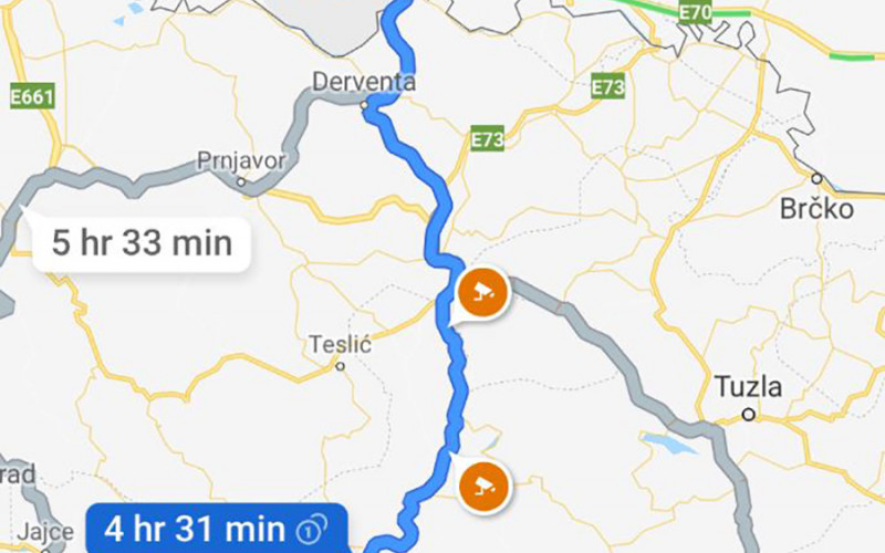 Gugl mape od sada prikazuju lokacije radara i u BiH