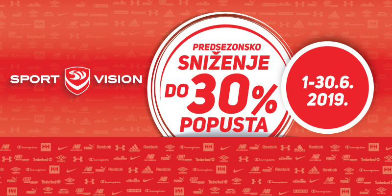 SPORT VISION PREDSEZONSKO SNIŽENJE
