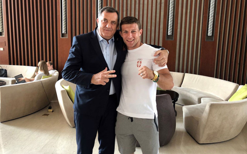 Dodik se u Minsku susreo sa Nemanjom Majdovim