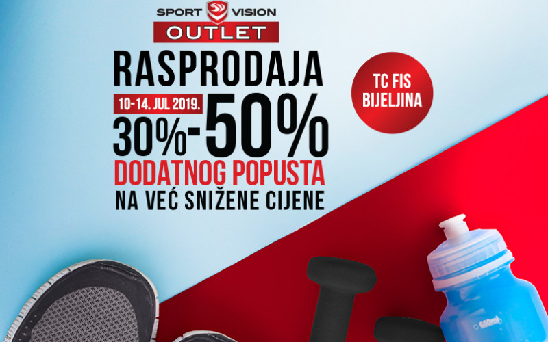 Velika rasprodaja u SPORT VISION OUTLETU u Bijeljini