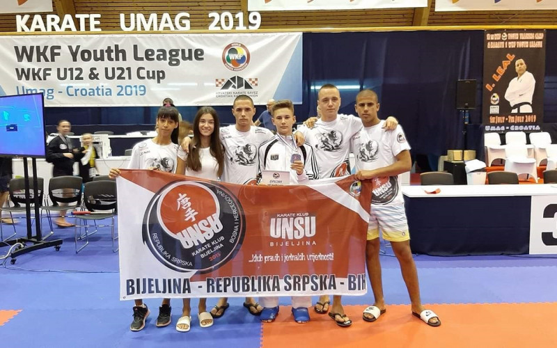 Istorijski uspjeh KK UNSU: Uroš Radan vicešampion Svjetske Karate 1 Lige za mlade