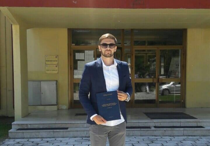 Dario Balaban iz Bijeljine prvi diplomac Tehnološkog fakulteta Zvornik sa svim desetkama u indeksu