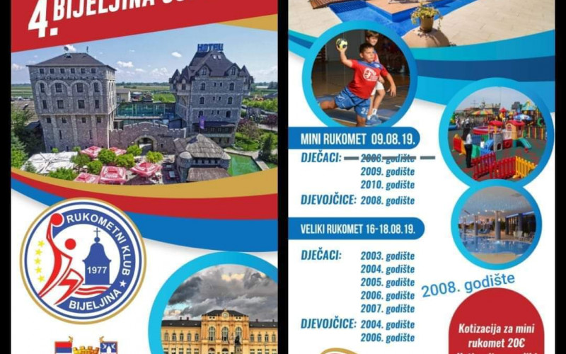 Danas Međunarodni turnir u rukometu “BIJELJINA CUP 2019”