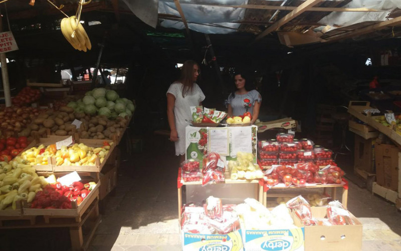 Organsko povrće na pijaci u Bijeljini