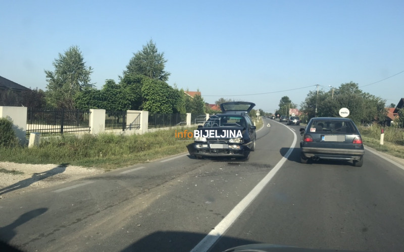 Nezgoda na magistralnom putu Bijeljina - Ugljevik /FOTO/