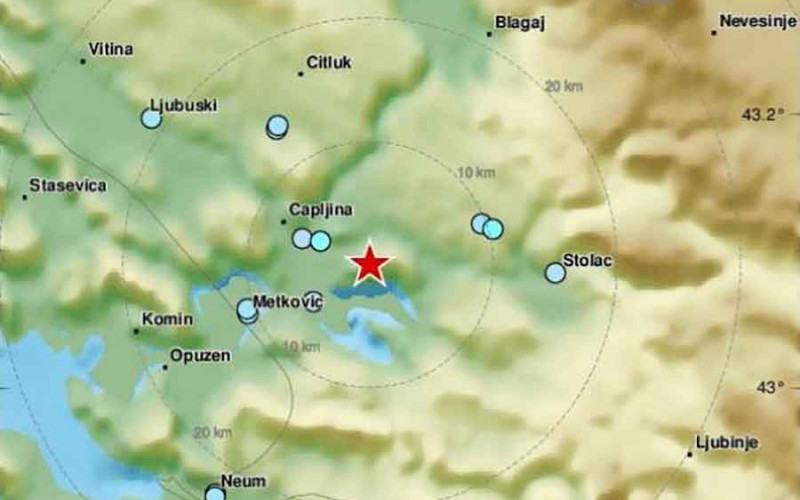 Još jedan zemljotres pogodio BiH i bio je izuzetno jak