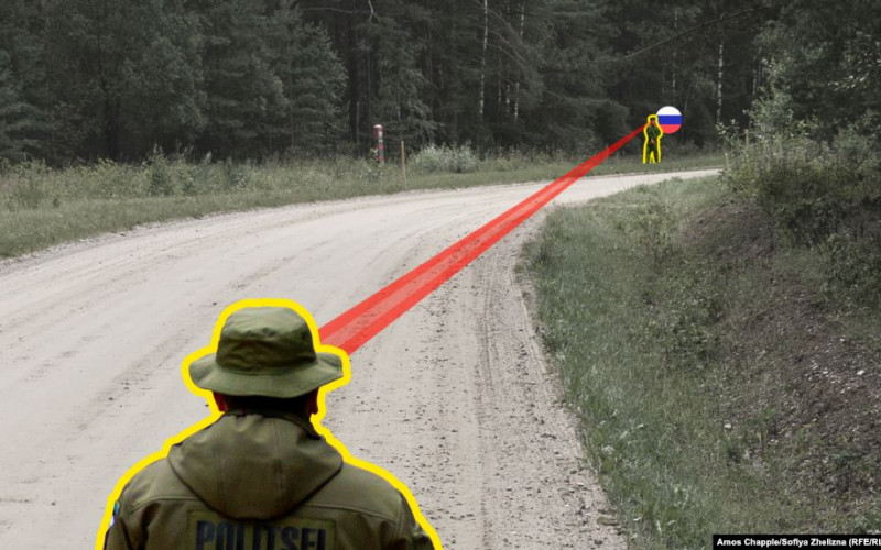 Bizarni granični prelaz između Rusije i Estonije
