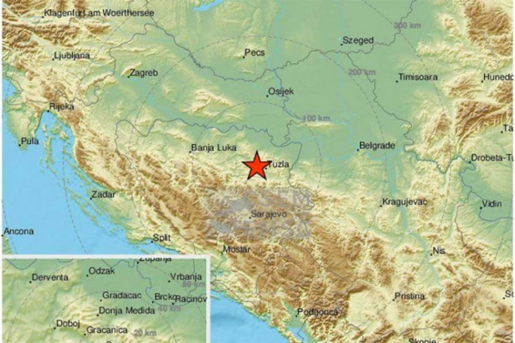 Novi zemljotres u BiH