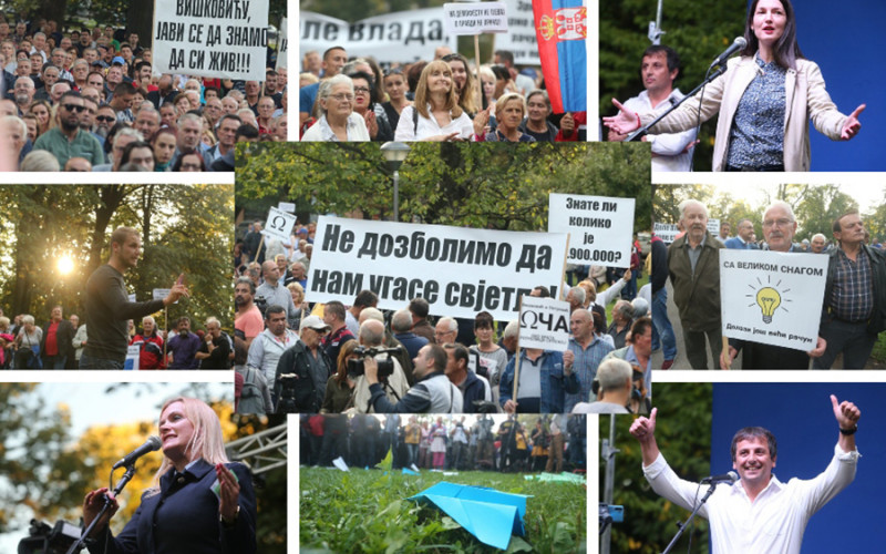 Protest opozicije zbog poskupljenja struje