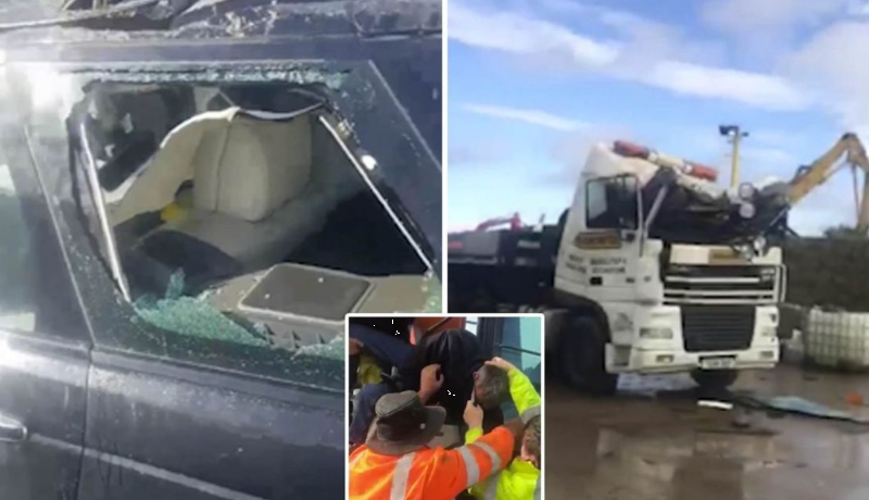 Radnik bagerom šefu uništio automobil vrijedan 180.000 KM