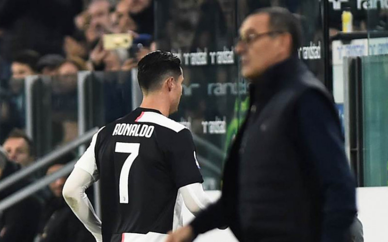Ronaldo ljut napustio stadion, Sarri 
