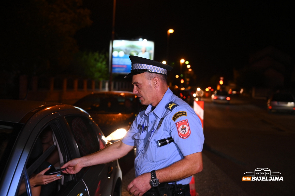 REPUBLIČKA AKCIJA - Lijevak u Bijeljini, KONTROLISANO svako vozilo (VIDEO)