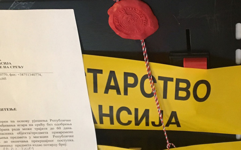 Neovlašteno priređivanje igara na sreću na području Ugljevika