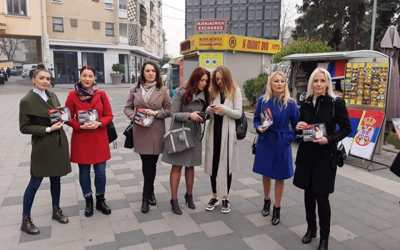 Ulična akcija Socijalističke partije: Stop nasilju nad ženama!
