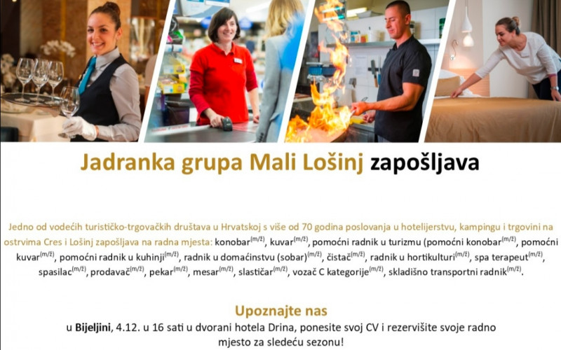 JADRANKA GRUPA Postanite dio tima!