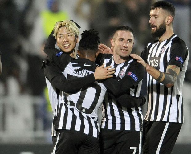 Partizan blistao na oproštaju od Evrope