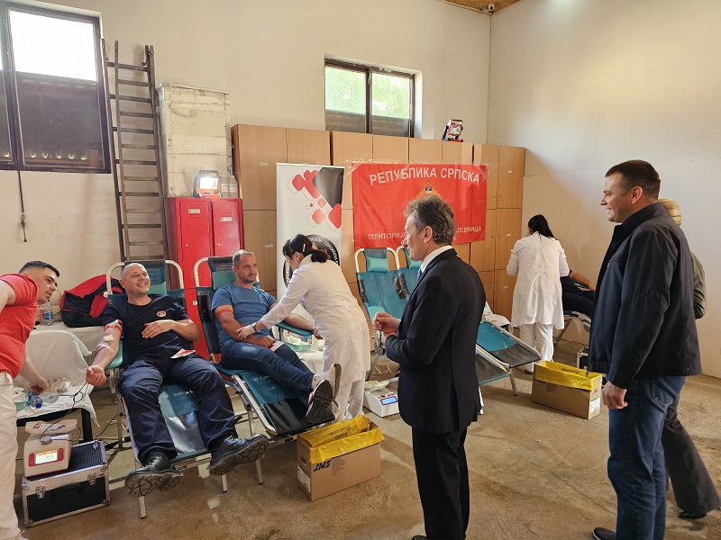 Velika akcija davalaštva krvi u Ugljeviku: Darodavci vatrogasci od Novog Grada do Trebinja