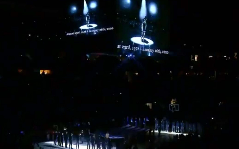 MINUT ĆUTANJA NBA se oprašta od Kobija /VIDEO/