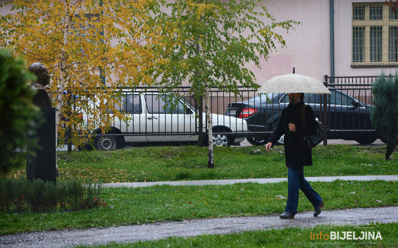 Danas kiša, temperatura od osam do 13, na jugu do 15 stepeni