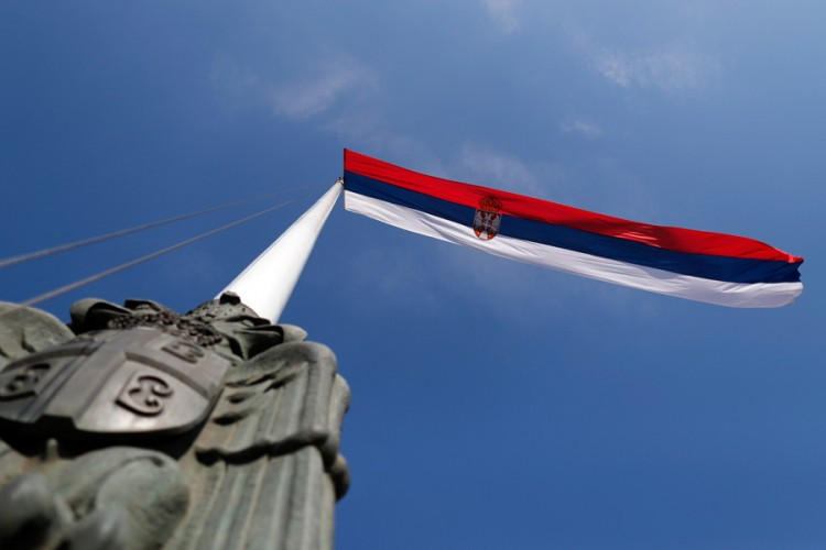 Najviša zgrada na svijetu u bojama srpske zastave