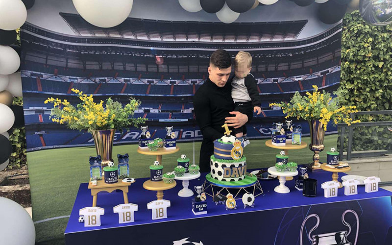 Luka Jović proslavio PRVI ROĐENDAN sina Davida, sve je bilo U ZNAKU REALA