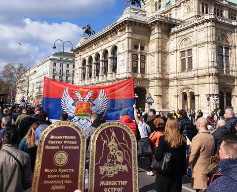 Litija i u Beču, podrška SPC u Crnoj Gori