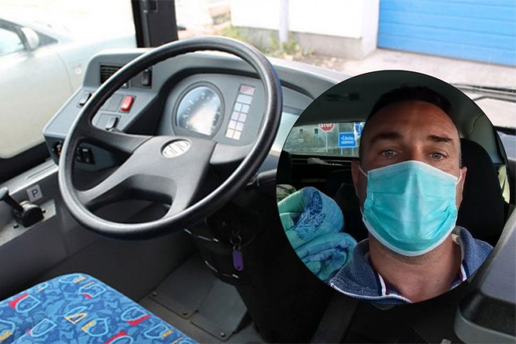 Vozač busa u izolaciju u vozilu: Nigdje sam, nenaspavan sam i nervozan