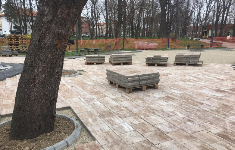 Pri kraju uređenje gradskog parka u Bijeljini