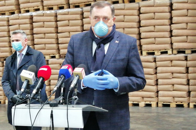 Dodik: Neće biti problema u snabdijevanju šećerom, uljem i ostalim namirnicama