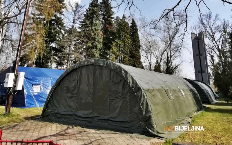 Počeo sa radom šatorski karantin na Rači /VIDEO/