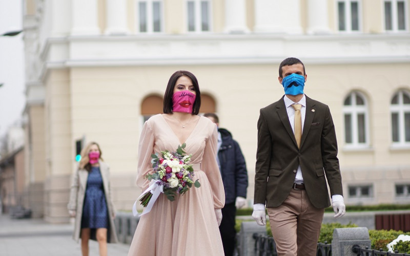 U Bijeljini održano sedam vjenčanja pod maskama