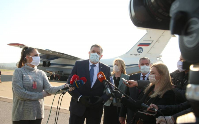 Dodik: Gdje ruski stručnjaci dezinfikuju “kao da nije bilo korone”