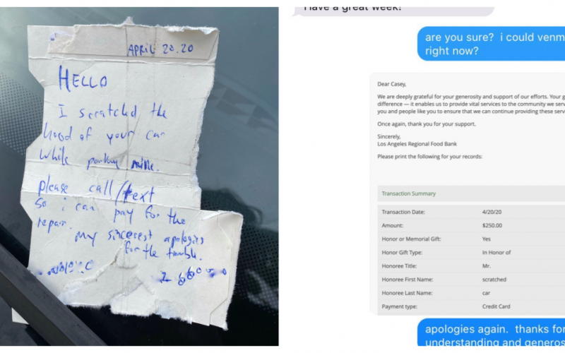 Ogrebao auto, ostavio poruku pa dobio SMS koji vraća vjeru u ljude
