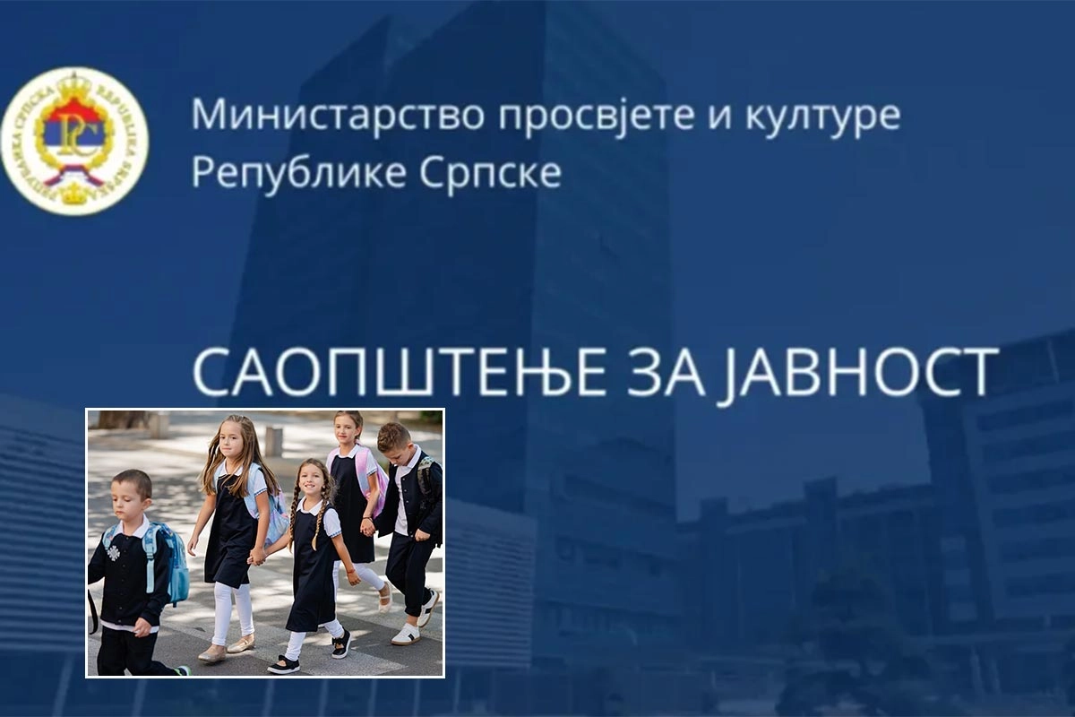 Oglasilo se Ministarstvo: Banjaluka nema saglasnost za školske uniforme