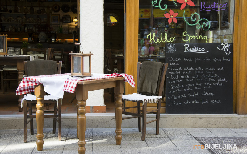 Gosti će se moći posluživati i unutar objekta