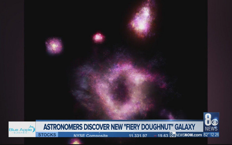 Snimljena galaksija u obliku džinovske krofne