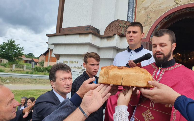 Obilježena slava hrama u Ugljevičkoj ObriježI