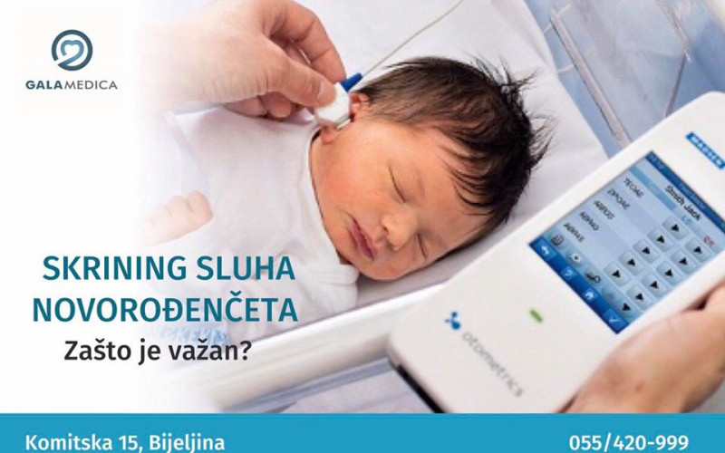 Skrinig sluha kod beba