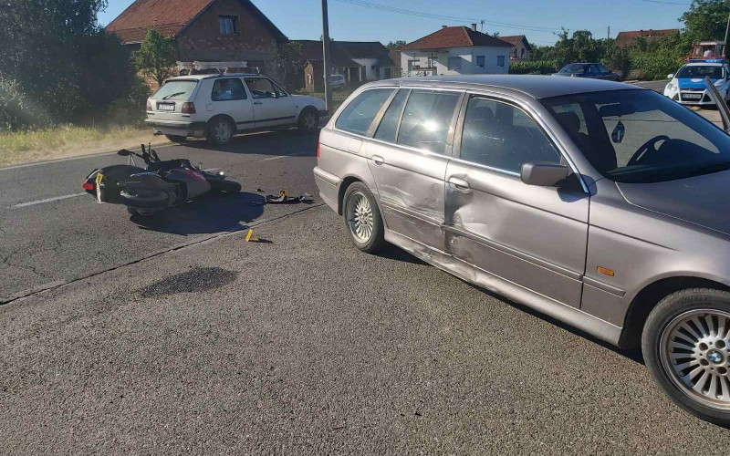 NEZGODA U RANO JUTRO Povrijeđen motociklista kod Janje