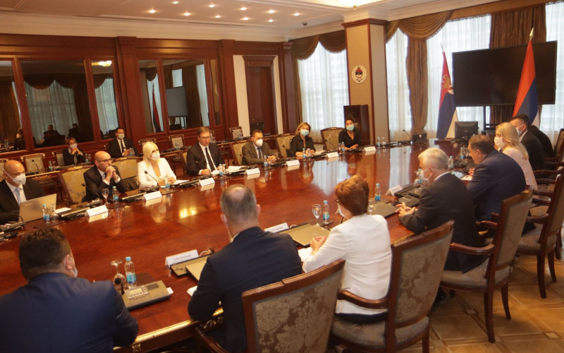 Počeo sastanak delegacija Srpske i Srbije u Banjaluci