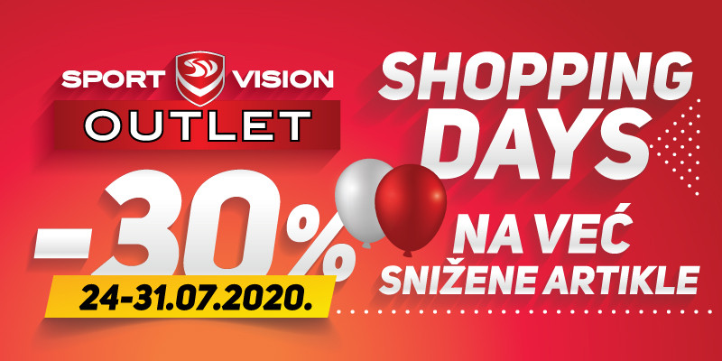 U SPORT VISION OUTLETU DODATNO SNIŽENJE NA DISKONTNE CIJENE