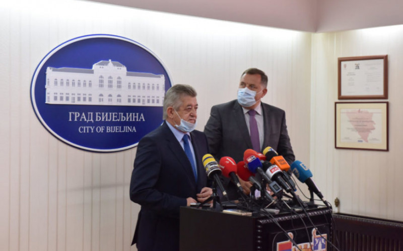 DODIK POSLIJE SASTANKA SA MIĆIĆEM „Bijeljina ima snažnu podršku Vlade Srpske“