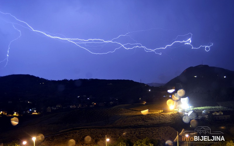 Žuto upozorenje za cijelu zemlju zbog grmljavine