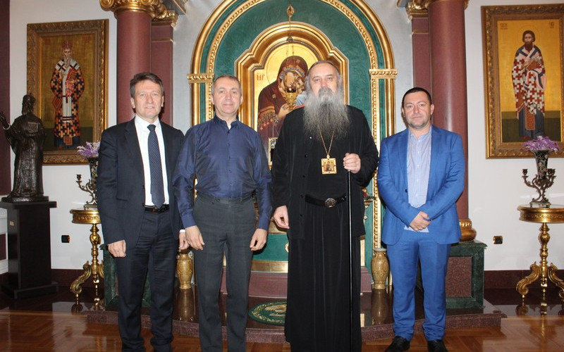 Šiškin i Perić na prijemu kod episkopa Fotija
